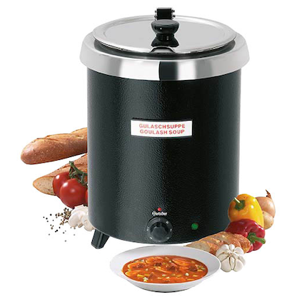 Artikelbild 4 für Bartscher Warmhaltetopf Suppentopf Club schwarz 8,5 l 400 W, Artikelnummer 425296