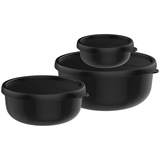 Artikelbild 1 für MEPAL Frischhaltedosen-Set Lumina 2.0 schwarz 0,25/0,75/1,5 l, 1 Set, Artikelnummer 546998