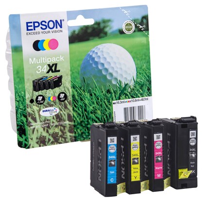 Artikelbild 3 für EPSON 34XL / T3476XL schwarz, cyan, magenta, gelb Druckerpatronen, 4er-Set, Artikelnummer 394724