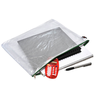 Artikelbild für FolderSys Reißverschlussbeutel transparent/grün 0,15 mm, 1 St., Artikelnummer 641852