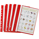 Artikelbild 1 für 5 Lands Schnellhefter Kunststoff rot DIN A4, Artikelnummer 202594