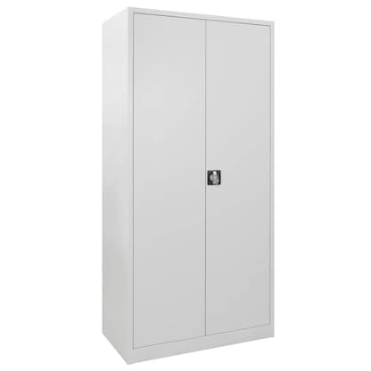 Artikelbild 3 für ADB Metallschrank 40956 lichtgrau 92,0 x 42,0 x 195,0 cm, aufgebaut, Artikelnummer 892784