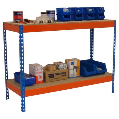 Artikelbild für Simonrack Werkbank SIMONWORK BASIC 2 orange, blau 120,0 x 75,0 x 90,0 cm, Artikelnummer 979777