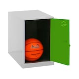 Artikelbild 1 für Simonrack Spind SIMONLOCKER DISM grau, grün 8425437065071, 1 Schließfach 30,0 x 50,0 x 47,5 cm, Artikelnummer 352908