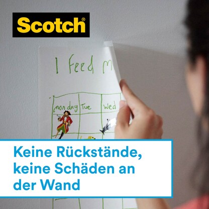 Artikelbild 8 für Scotch Klebefilmabroller Wall-Safe Tape blau, Artikelnummer 477727