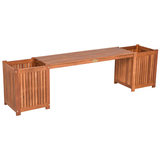 Artikelbild 1 für Garden Pleasure Gartenbank VANDA 985191 natur Holz 150,0 cm, Artikelnummer 544563