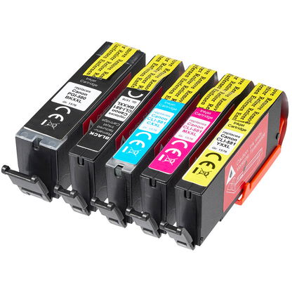 Artikelbild 5 für office discount 1x pigmentschwarz, 1x schwarz, 1x cyan, 1x magenta, 1x gelb Druckerpatronen kompatibel zu Canon PGI-580XXL PGBK, CLI 581XXL BK/C/M/Y, 5er-Set, Artikelnummer 577029