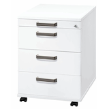 Artikelbild 1 für HAMMERBACHER Solid AC30 Rollcontainer weiß 4 Auszüge 42,8 x 58,0 x 59,0 cm, Artikelnummer 865321