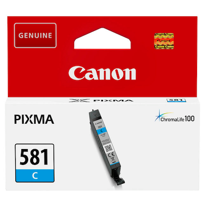 Artikelbild 2 für Canon CLI-581 C cyan Druckerpatrone, Artikelnummer 436117