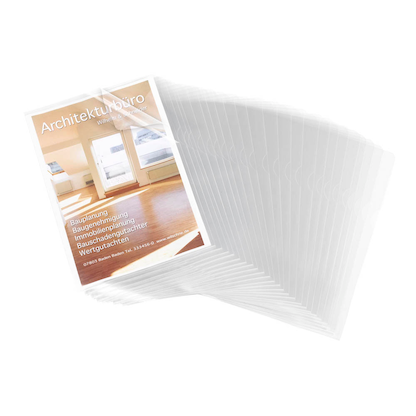 Artikelbild 3 für 100 Gera-Folien Sichthüllen DIN A4 glasklar glatt 0,12 mm, Artikelnummer 541755