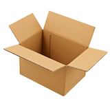 Artikelbild 1 für 20 Nestler Wellpapp-Faltkartons 1-wellig braun 21,0 x 15,0 x 13,7 cm Außenmaß, Artikelnummer 185835