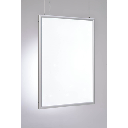 Artikelbild 2 für update displays LED-Leuchtrahmen Economy silber DIN A1, Artikelnummer 480405