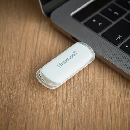 Artikelbild 3 für Intenso USB-Stick Flash Line weiß 128 GB, Artikelnummer 214872