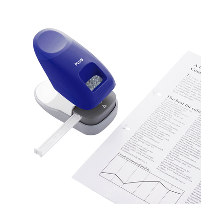 Artikelbild 3 für PLUS JAPAN Klammerloses Heftgerät blau, Artikelnummer 368858