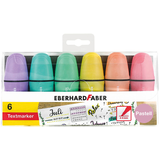 Artikelbild 1 für EBERHARD FABER pastell Mini Textmarker farbsortiert, 6 St., Artikelnummer 749533