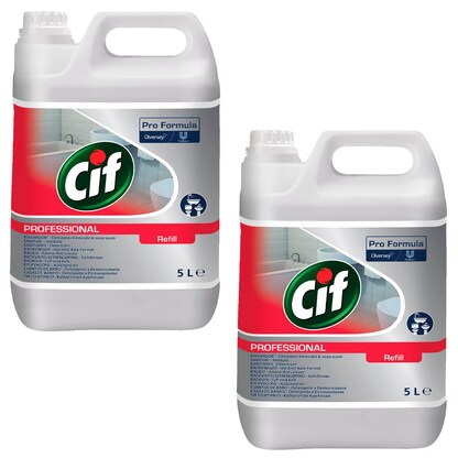 Artikelbild 5 für Cif PROFESSIONAL Refill Badreiniger 2x 5,0 l, Artikelnummer 426953