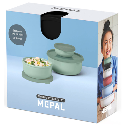 Artikelbild 2 für MEPAL Frischhaltedosen-Set Lumina 2.0 schwarz 0,25/0,75/1,5 l, 1 Set, Artikelnummer 546998