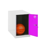 Artikelbild 1 für Simonrack Spind SIMONLOCKER DISM weiß, pink 8425437116506, 1 Schließfach 30,0 x 50,0 x 47,5 cm, Artikelnummer 354767