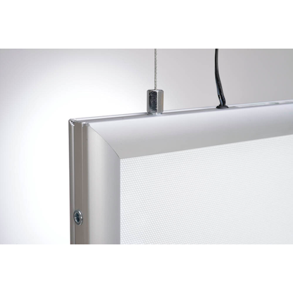 Artikelbild 3 für update displays LED-Leuchtrahmen Economy silber DIN A1, Artikelnummer 480405