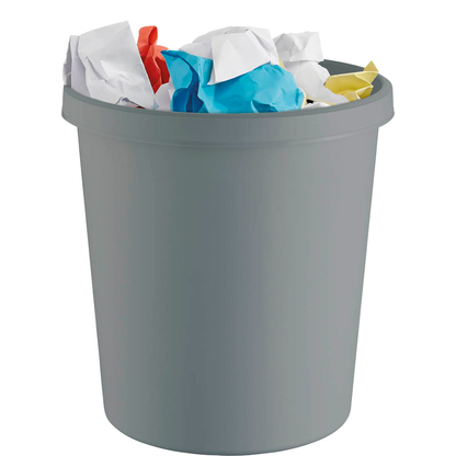 Artikelbild 4 für helit the green german Papierkorb 18,0 l grau, Artikelnummer 823684