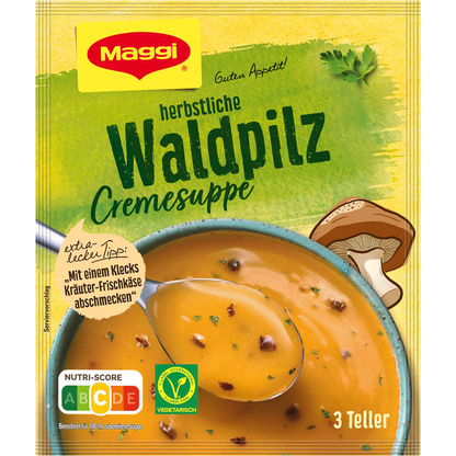 Artikelbild 2 für Maggi® herbstliche Waldpilz Cremesuppe 15x 3 Portionen, Artikelnummer 612659