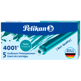 Artikelbild 1 für Pelikan 4001 Tintenpatronen für Füller türkis 5 St., Artikelnummer 699589
