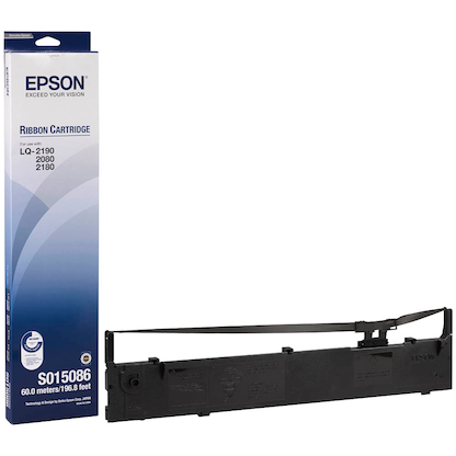 Artikelbild 2 für EPSON S015086 schwarz Farbband, 1 St., Artikelnummer 563890