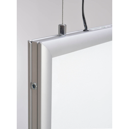 Artikelbild 4 für update displays LED-Leuchtrahmen Economy silber DIN A1, Artikelnummer 480405