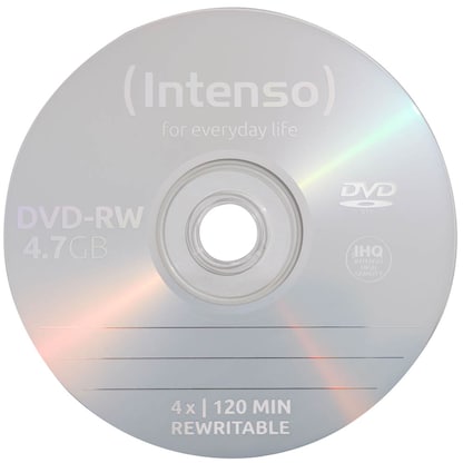 Artikelbild 3 für 10 Intenso DVD-RW 4,7 GB wiederbeschreibbar, Artikelnummer 331272