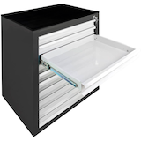 Artikelbild 1 für ADB MAMMUT MAXI Schubladenschrank lichtgrau, anthrazit 10 Schubladen 71,0 x 55,0 x 90,0 cm, Artikelnummer 892627