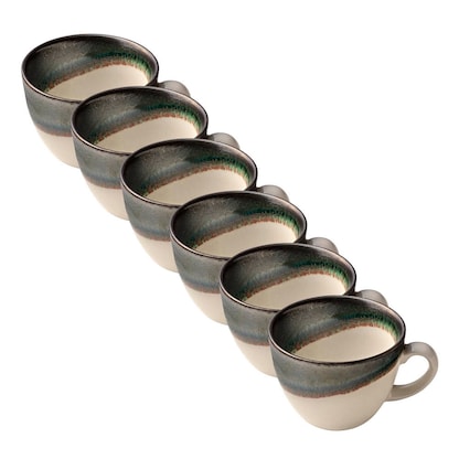 Artikelbild 14 für 6 HEART & SOUL Kaffeetassen Perfect Match Avocado grün 0,21 l, Artikelnummer 109399