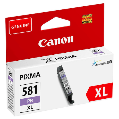 Artikelbild 2 für Canon CLI-581 XL PB Fotoblau Druckerpatrone, Artikelnummer 437549