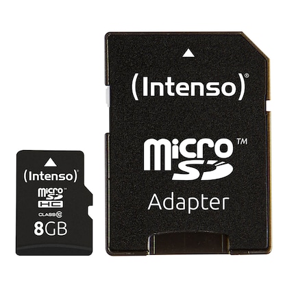 Artikelbild 2 für Intenso Speicherkarte microSDHC-Card Class 10 8 GB, Artikelnummer 325704