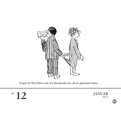 Artikelbild 12 für Heye Abreißkalender LORIOT 2026, Artikelnummer 551238