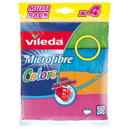 Artikelbild 16 für vileda Colors MULTI PACK Mikrofasertücher 60 °C waschbar, 4 St., Artikelnummer 324689