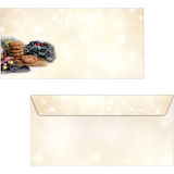 Artikelbild 1 für 25 SIGEL Weihnachtsbriefumschläge Winter Smell DIN lang ohne Fenster, Artikelnummer 187603