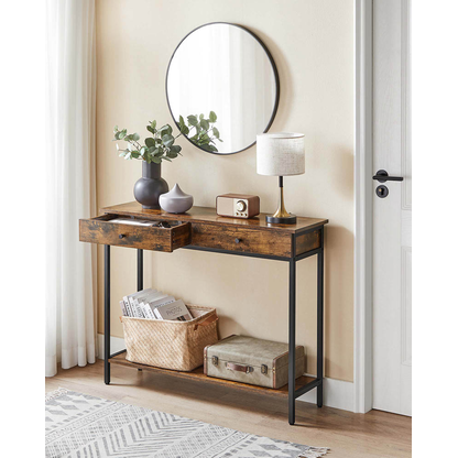 Artikelbild 3 für VASAGLE Konsolentisch braun 100,0 x 30,0 x 80,0 cm, Artikelnummer 290029