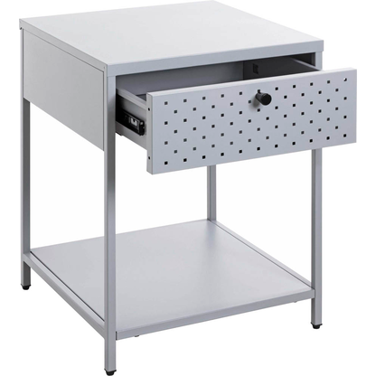 Artikelbild 3 für HAKU Möbel Konsole Nachttisch Metall grau 40,0 x 40,0 x 53,0 cm, Artikelnummer 339998