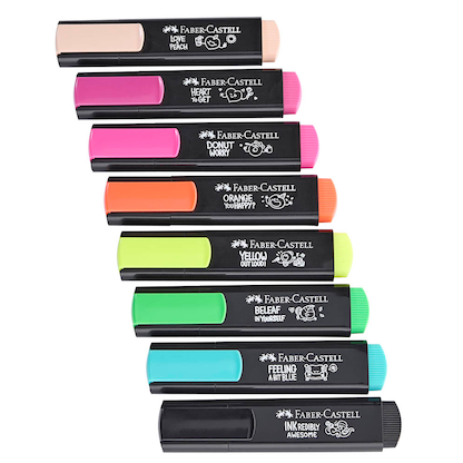 Artikelbild 6 für FABER-CASTELL Graffiti Textmarker farbsortiert, 8 St., Artikelnummer 457612