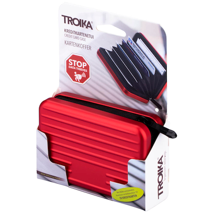 Artikelbild 4 für TROIKA® Kreditkartenetui KARTENKOFFER rot 7,0 x 10,5 cm, 1 St., Artikelnummer 665826