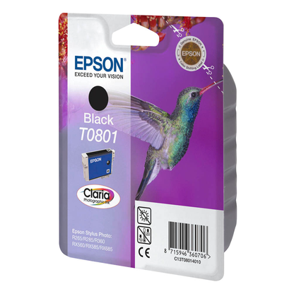 Artikelbild 3 für EPSON T0801 schwarz Druckerpatrone, Artikelnummer 868315