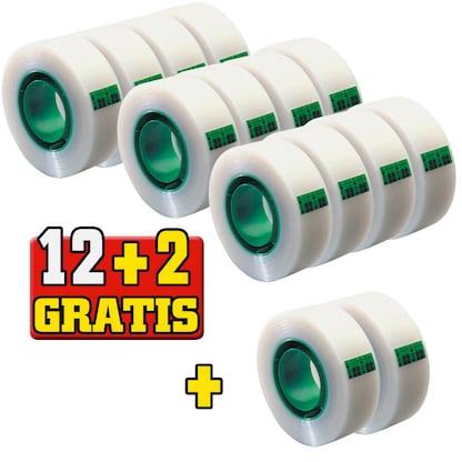 Artikelbild 6 für 12 + 2 GRATIS: Scotch Magic™ Tape Klebefilm matt 19,0 mm x 33,0 m 12 Rollen + GRATIS 2 Rollen, Artikelnummer 464002