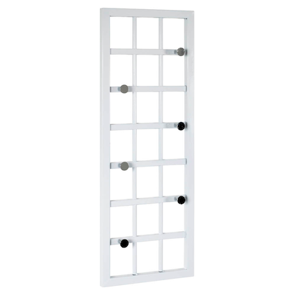 Artikelbild 2 für HAKU Möbel Wandgarderobe 89399 weiß Metall 5 Haken 60,0 x 22,0 cm, Artikelnummer 553051
