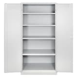 Artikelbild 1 für ADB Metallschrank 40956 lichtgrau 92,0 x 42,0 x 195,0 cm, aufgebaut, Artikelnummer 892784