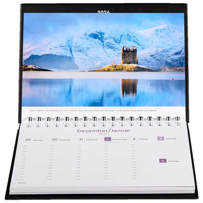 Artikelbild 4 für KUNTH Tischquerkalender Orte voller Magie 2026, Artikelnummer 575677