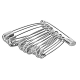 Artikelbild 1 für 12 Gowi Sicherheitsnadeln silber, Artikelnummer 431561