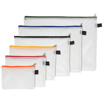 Artikelbild 3 für FolderSys Reißverschlussbeutel transparent/orange 0,15 mm, 1 St., Artikelnummer 641779