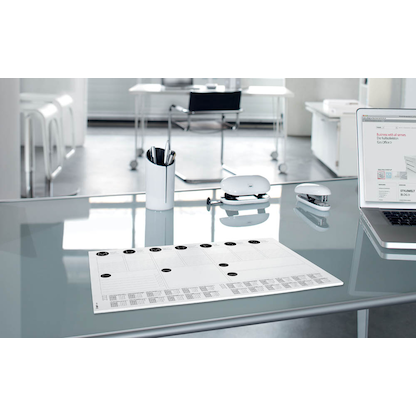 Artikelbild 4 für SIGEL Schreibtischunterlage WOCHENPLANER schwarz/weiß Papier 42,0 x 29,7 cm, 30 Blatt, Artikelnummer 481109