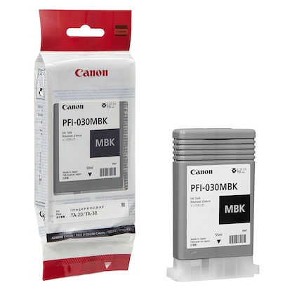 Artikelbild 1 für Canon PFI-030 mattschwarz Druckerpatrone, Artikelnummer 209157
