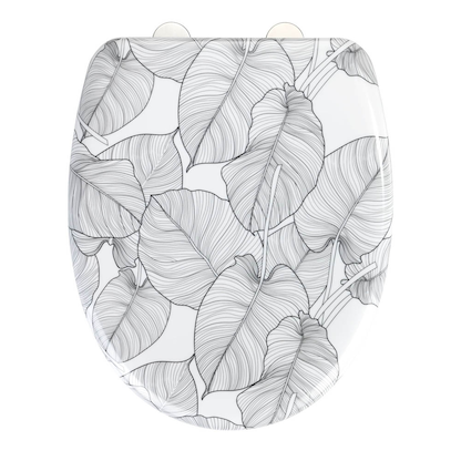 Artikelbild 4 für WENKO WC-Sitz mit Absenkautomatik Samoa weiß, grau, Artikelnummer 816361
